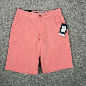 NWT Under Armour Match Play Vented Shorts Men's 30 Loose Pink Heat Gear 10.5"